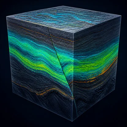 3D seismic interpretation volume