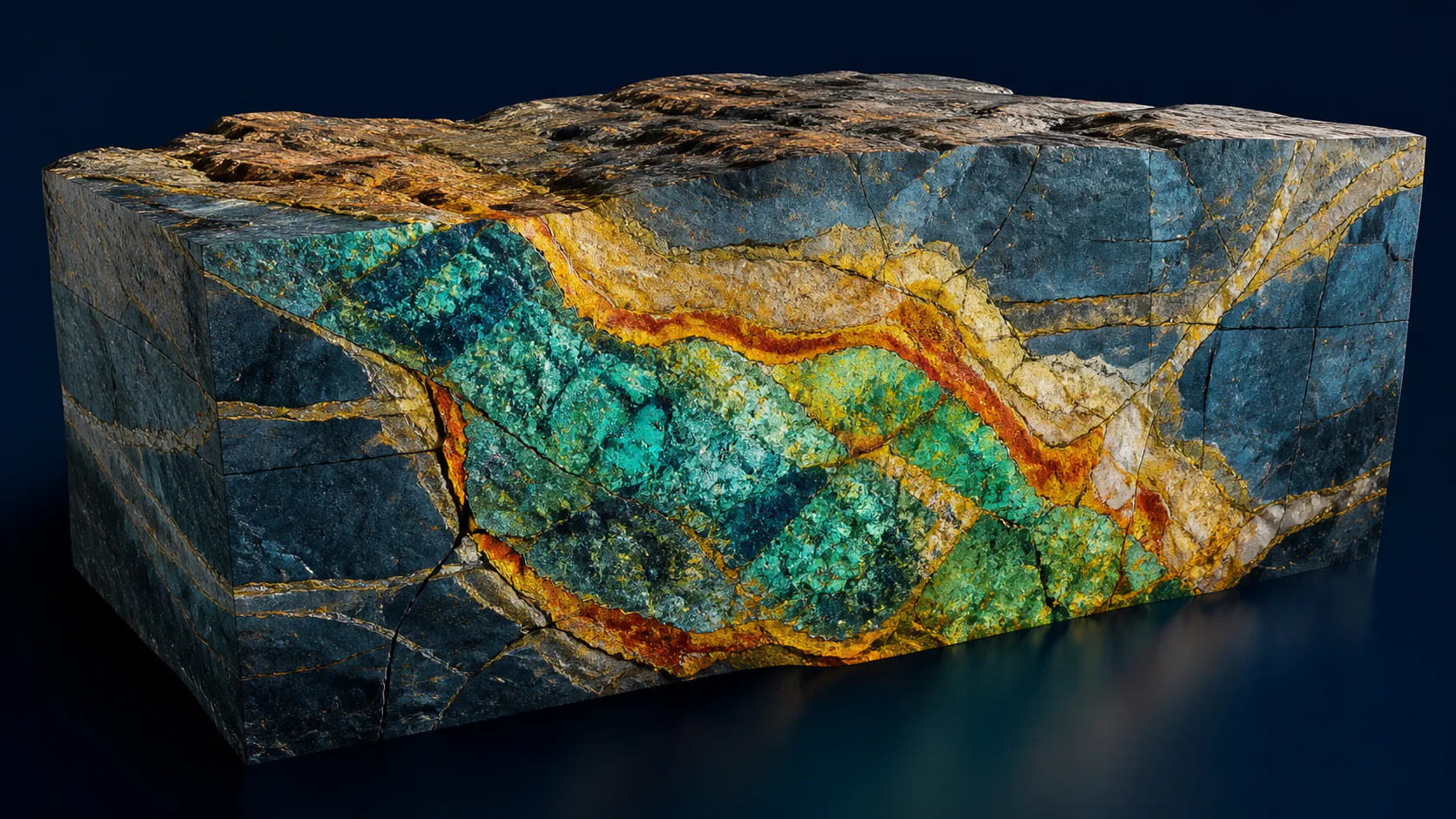 3D geological reservoir model